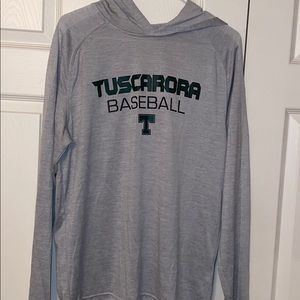 Baseball hooded sweatshirt
